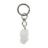 Bergkristal sleutelhanger ruw