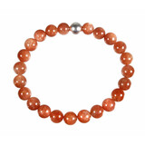 Zonnesteen armband A-kwaliteit 18 cm | 8 mm kralen Zonnesteen armband A-kwaliteit 18 cm | 8 mm kralen