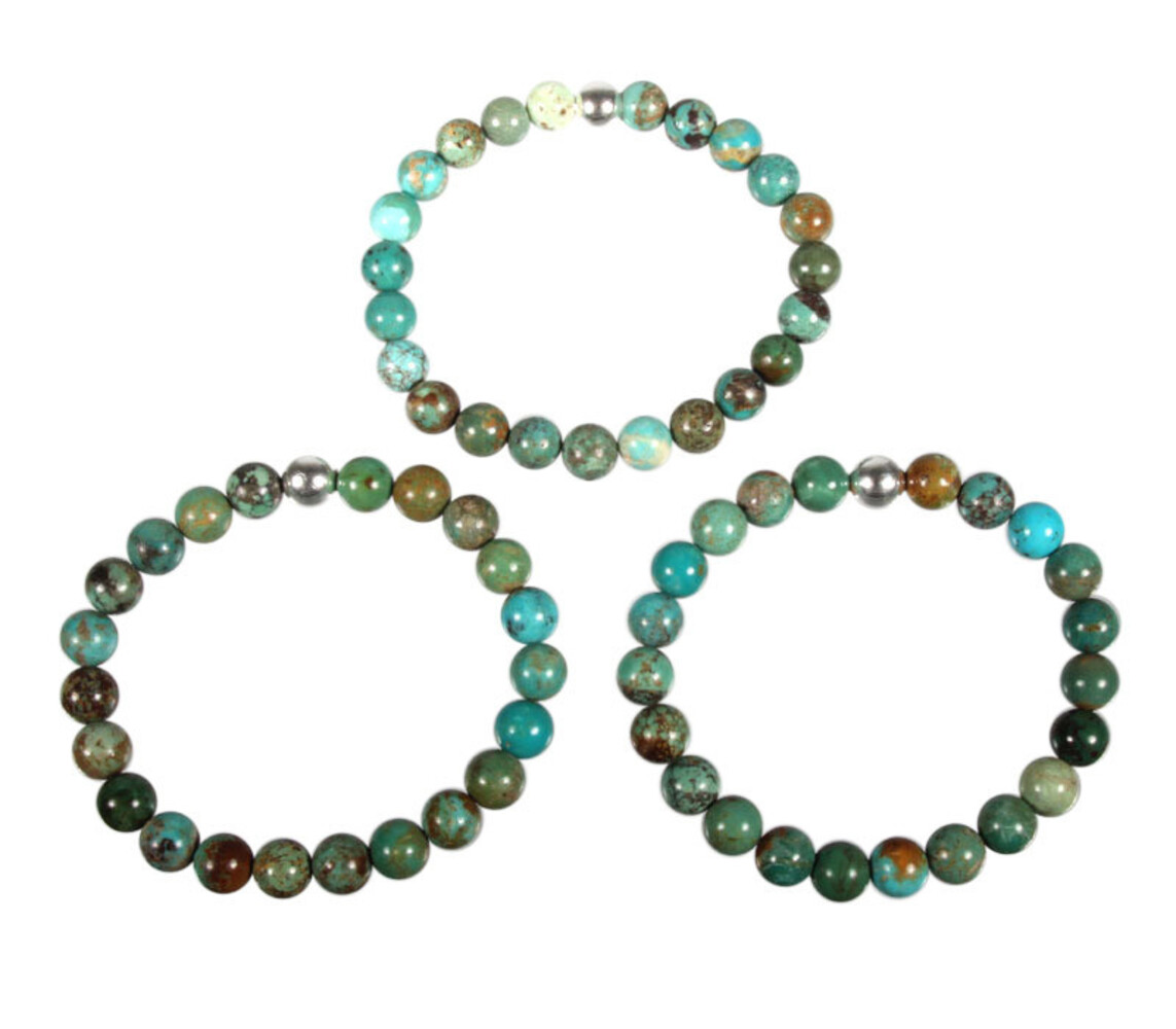 Turkoois armband 20 cm | 8 mm kralen Turkoois armband 20 cm | 8 mm kralen
