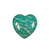 Amazoniet (Russisch) edelsteen hart 3 cm