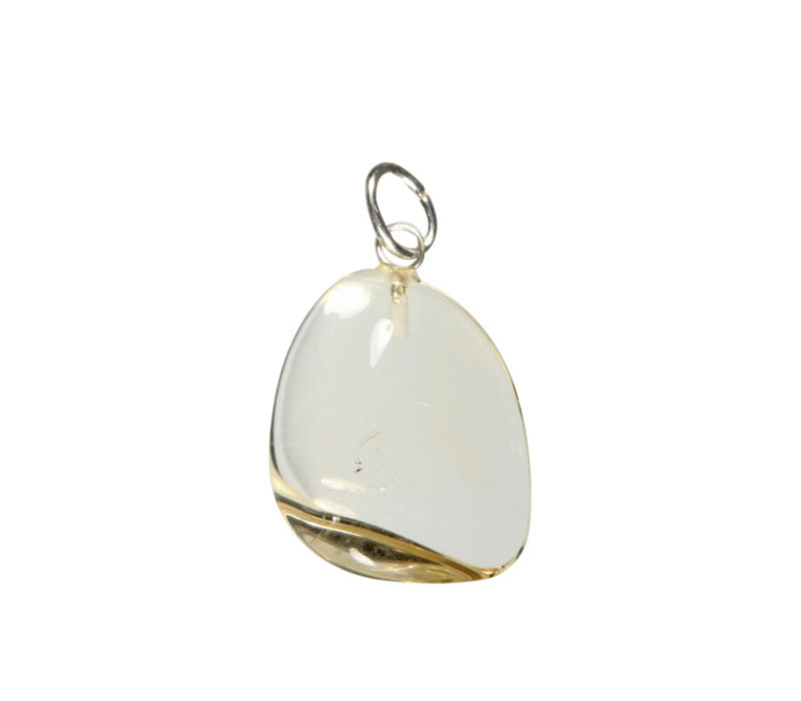 Citrien hanger A-kwaliteit met zilveren oogje Citrien hanger A-kwaliteit met zilveren oogje
