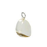 Citrien hanger A-kwaliteit met zilveren oogje Citrien hanger A-kwaliteit met zilveren oogje