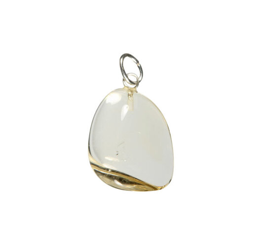 Citrien hanger A-kwaliteit met zilveren oogje Citrien hanger A-kwaliteit met zilveren oogje