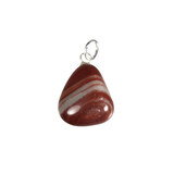 Dolomiet hanger met zilveren oogje Dolomiet hanger met zilveren oogje