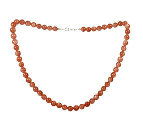 Zonnesteen ketting A-kwaliteit 8 mm kralen Zonnesteen ketting A-kwaliteit 8 mm kralen