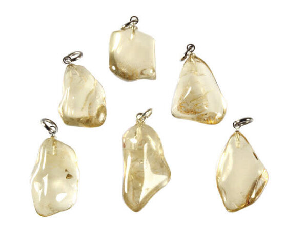 Labradoriet (goud) hanger getrommeld Labradoriet (goud) hanger getrommeld