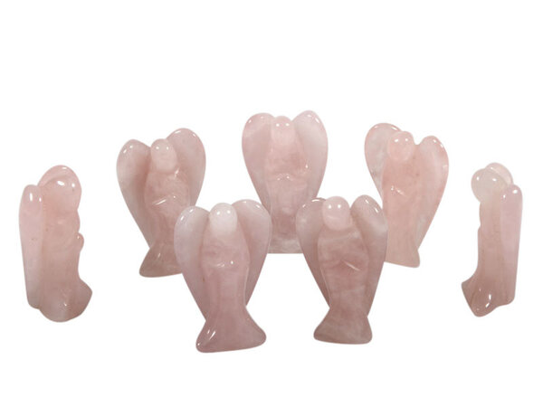 Rozenkwarts engel 4 cm