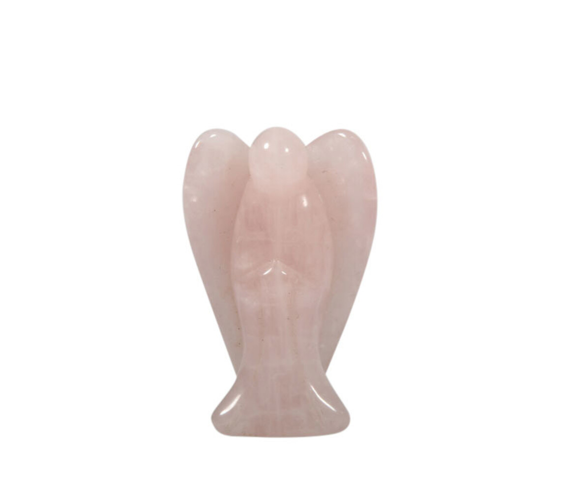 Rozenkwarts engel 5 cm