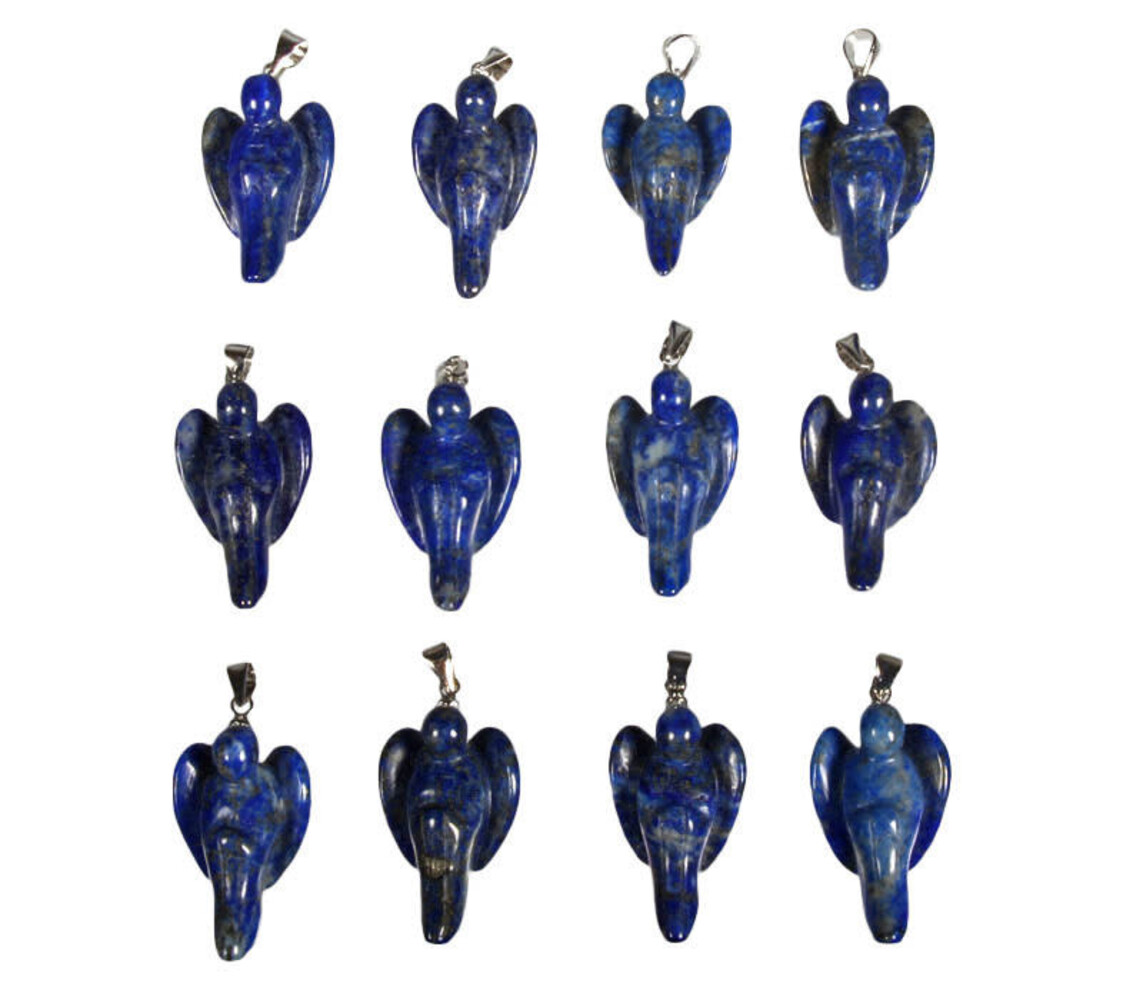 Lapis lazuli hanger engel