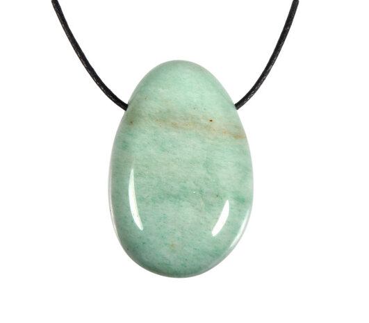 Amazoniet hanger doorboord Amazoniet hanger doorboord