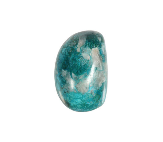 Chrysocolla steen getrommeld 20 - 30 gram