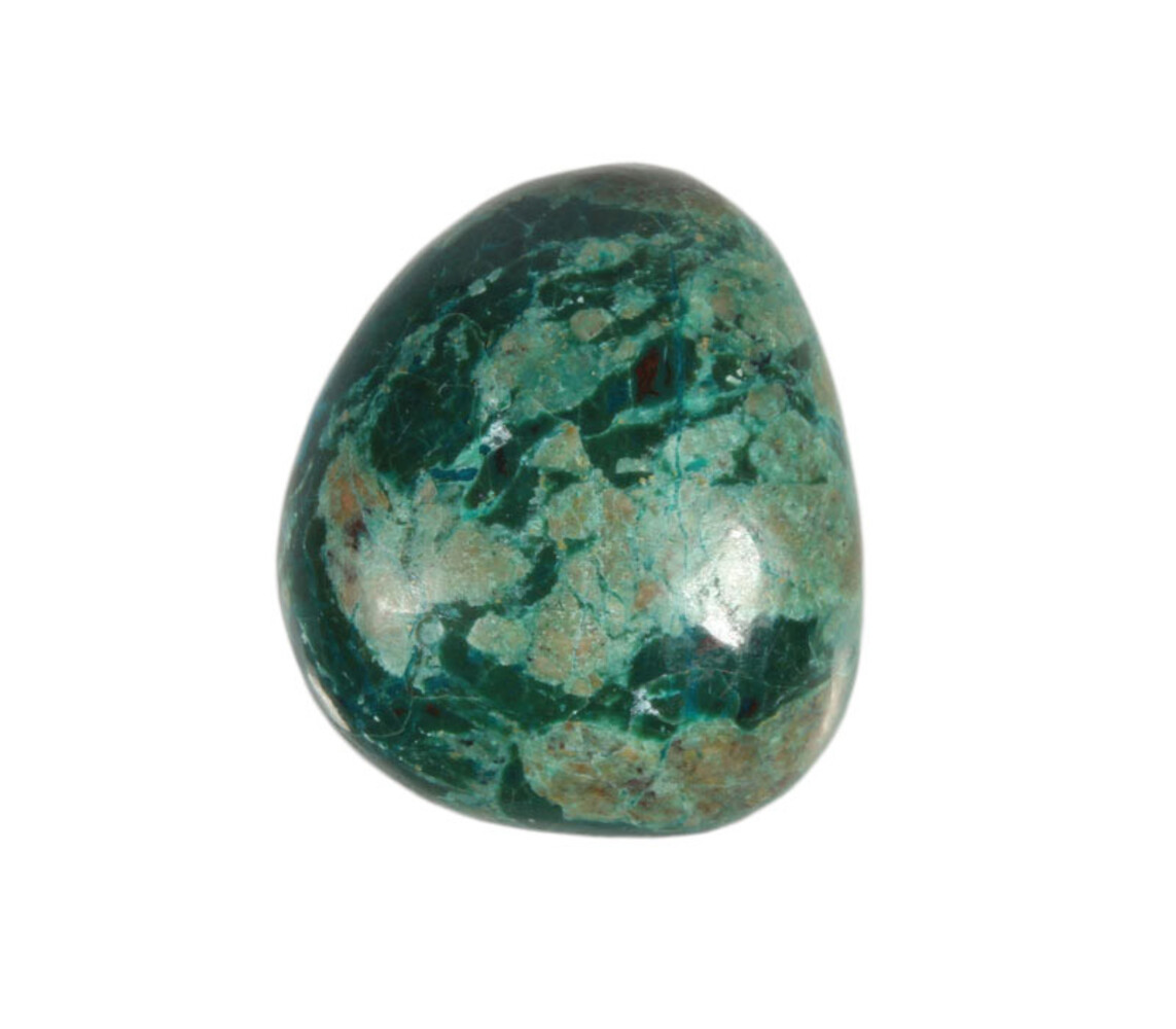 Chrysocolla steen getrommeld | extra groot (XL)
