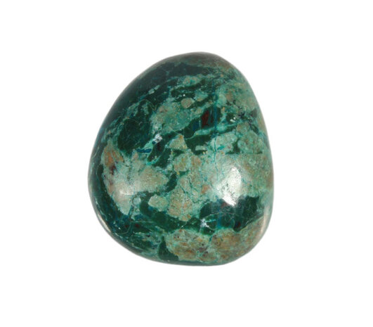 Chrysocolla steen getrommeld 30 - 50 gram Chrysocolla steen getrommeld 30 - 50 gram