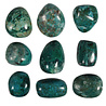 Chrysocolla steen getrommeld | extra groot (XL)