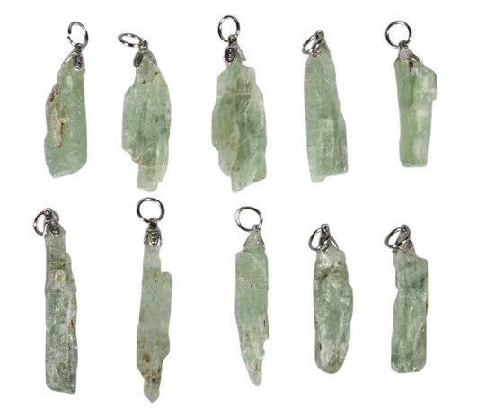 Kyaniet (groen) hanger ruw Kyaniet (groen) hanger ruw