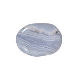 Chalcedoon (blauw) steen A-kwaliteit plat gepolijst klein Chalcedoon (blauw) steen A-kwaliteit plat gepolijst klein