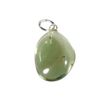 Apple aura kwarts hanger met zilveren oogje
