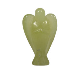 New jade (serpentijn) engel 4 cm