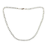Bergkristal ketting 6 mm kralen Bergkristal ketting 6 mm kralen