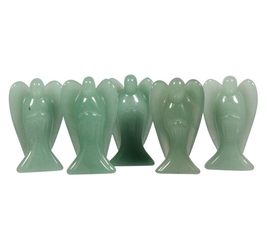 Aventurijn (groen) engel 5 cm