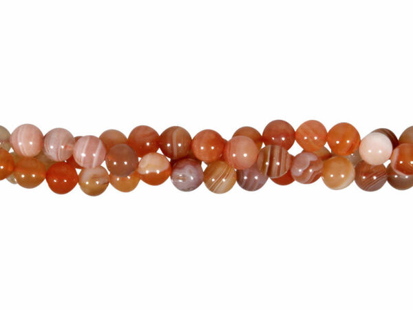 Agaat (abrikoos) kralen rond 6 mm (streng van 39 cm) Agaat (abrikoos) kralen rond 6 mm (streng van 39 cm)