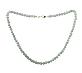 Jade (jadeiet) ketting 6 mm kralen