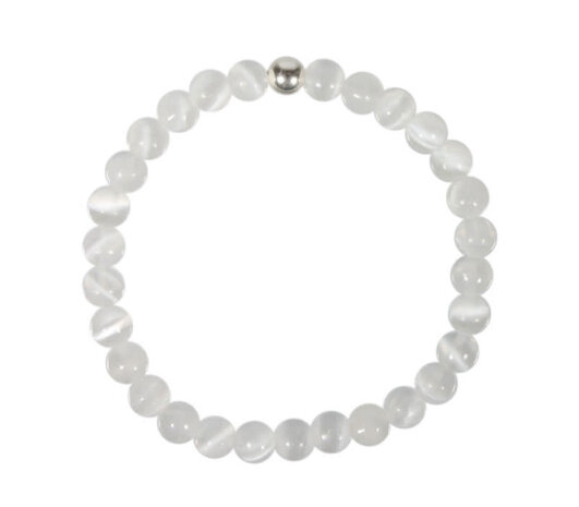 Seleniet armband 18 cm | 6 mm kralen Seleniet armband 18 cm | 6 mm kralen