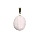 Calciet (mangano) hanger met 14k gouden oogje Calciet (mangano) hanger met 14k gouden oogje