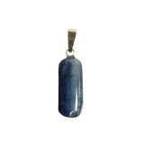 Kyaniet (blauw) hanger met 14k gouden oogje Kyaniet (blauw) hanger met 14k gouden oogje