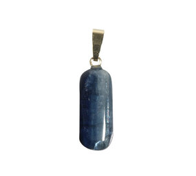 Kyaniet (blauw) hanger met 14k gouden oogje Kyaniet (blauw) hanger met 14k gouden oogje