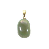 Apple aura kwarts hanger met 14k gouden oogje Apple aura kwarts hanger met 14k gouden oogje