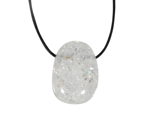 Iriskwarts hanger doorboord Iriskwarts hanger doorboord