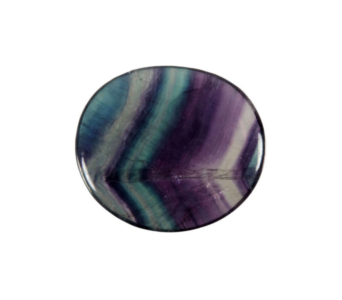 Fluoriet (multi) steen plat gepolijst Fluoriet (multi) steen plat gepolijst