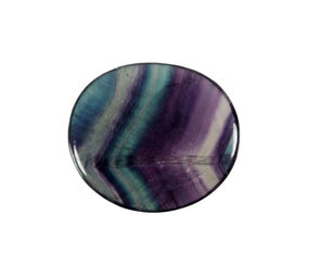 Fluoriet (multi) steen plat gepolijst Fluoriet (multi) steen plat gepolijst