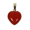 Carneool hanger hart met 14k gouden oogje Carneool hanger hart met 14k gouden oogje