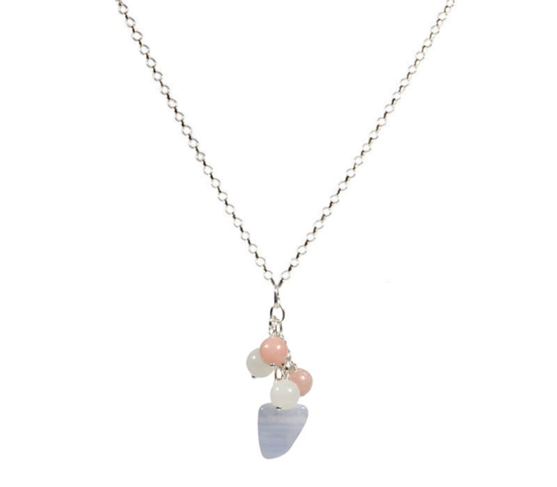 Zilveren ketting tros sterrenbeeld kreeft Zilveren ketting tros sterrenbeeld kreeft