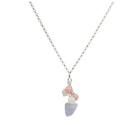 Zilveren ketting tros sterrenbeeld kreeft Zilveren ketting tros sterrenbeeld kreeft