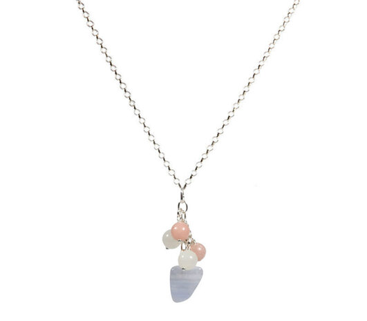 Zilveren ketting tros sterrenbeeld kreeft Zilveren ketting tros sterrenbeeld kreeft