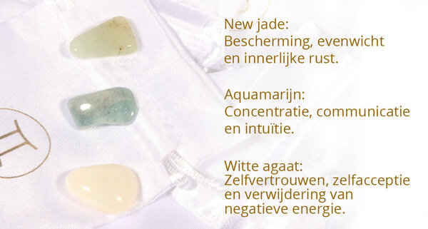 Edelsteen set | sterrenbeeld tweelingen