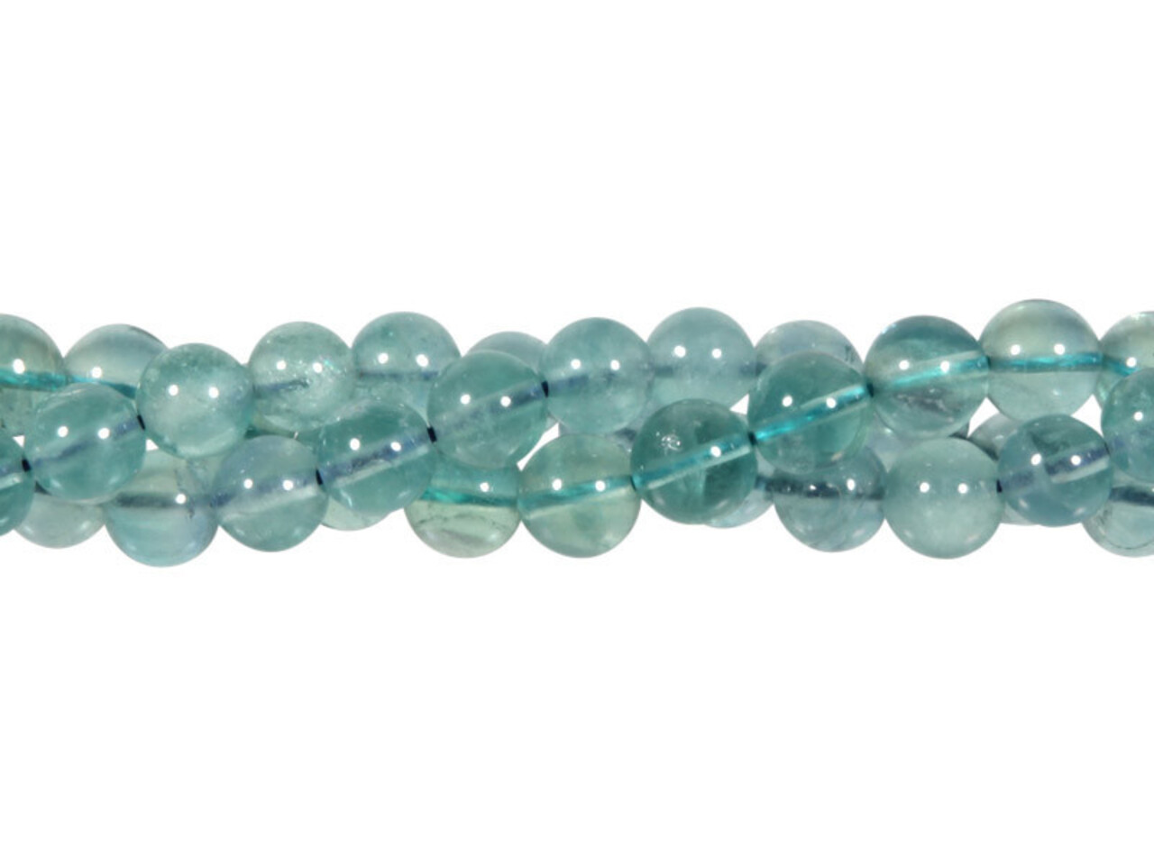 Fluoriet (groen/blauw) kralen rond 8 mm (streng van 40 cm) Fluoriet (groen/blauw) kralen rond 8 mm (streng van 40 cm)