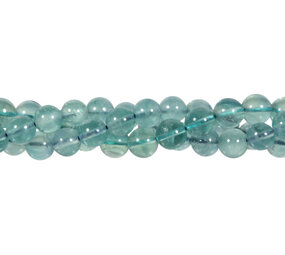 Fluoriet (groen/blauw) kralen rond 8 mm (streng van 40 cm) Fluoriet (groen/blauw) kralen rond 8 mm (streng van 40 cm)