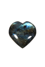 Labradoriet edelsteen hart A-kwaliteit 3,5 cm
