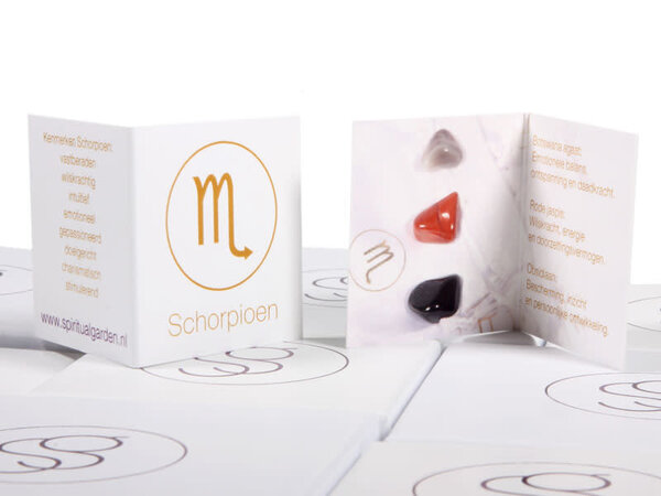 Edelsteen set | sterrenbeeld schorpioen Edelsteen set | sterrenbeeld schorpioen