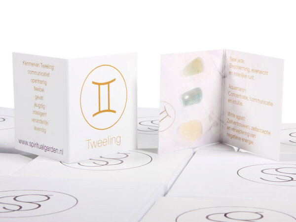 Edelsteen set | sterrenbeeld tweelingen