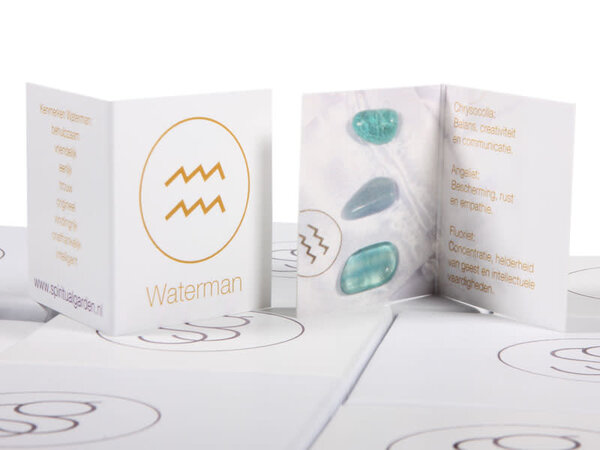 Edelsteen set | sterrenbeeld waterman