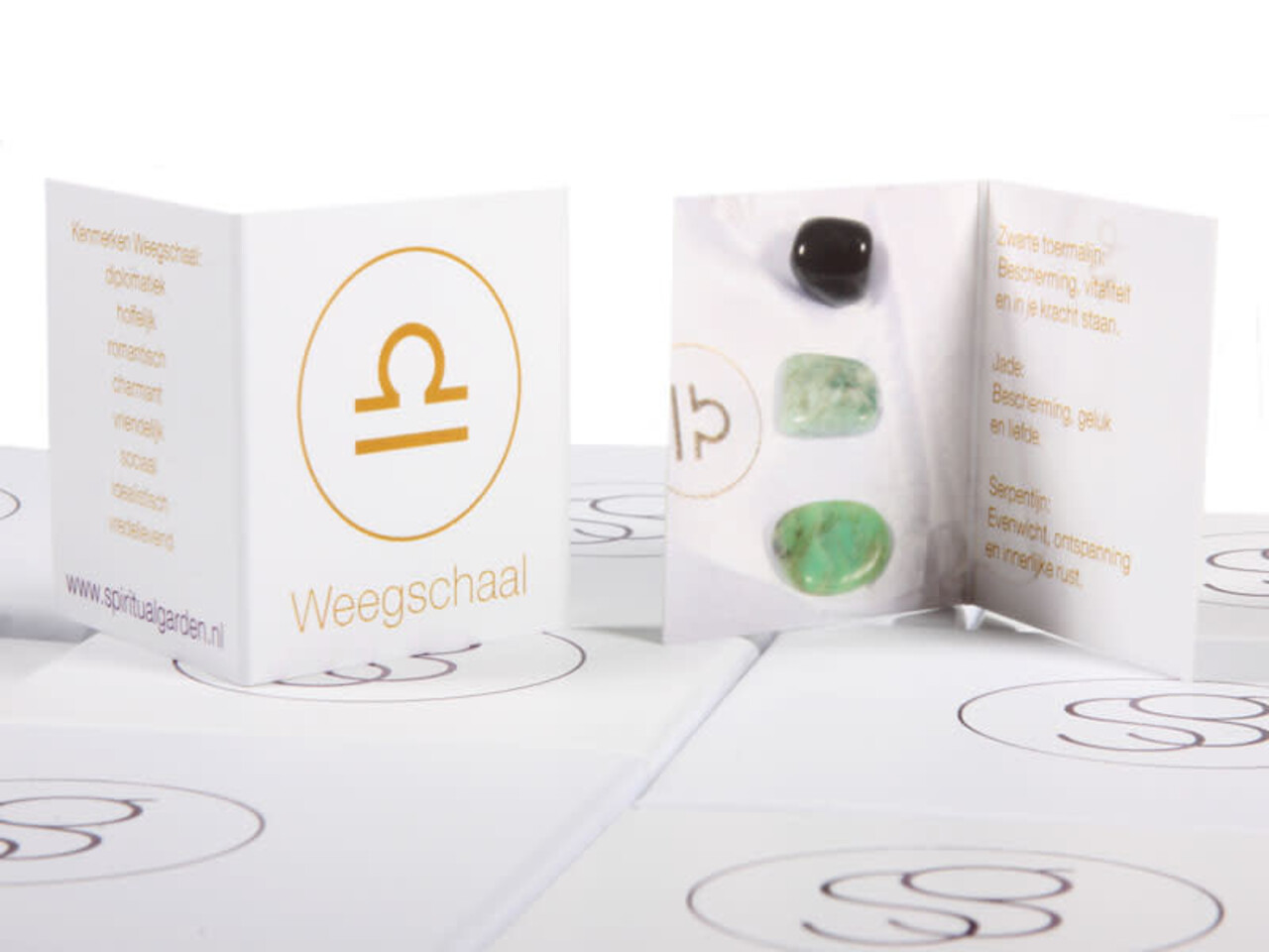 Ketting sterrenbeeld weegschaal 8 mm kralen