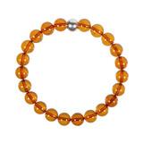 Barnsteen (cognac) armband 20 cm | 8 mm kralen Barnsteen (cognac) armband 20 cm | 8 mm kralen
