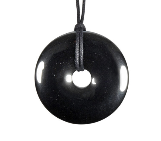 Hematiet hanger donut 4 cm