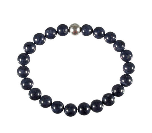 Saffier armband 20 cm | 8 mm kralen Saffier armband 20 cm | 8 mm kralen