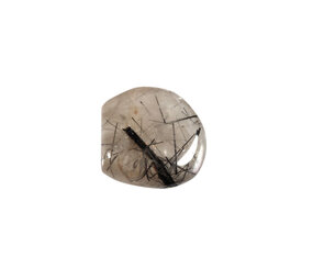 Toermalijnkwarts steen getrommeld 1 - 2 gram Toermalijnkwarts steen getrommeld 1 - 2 gram